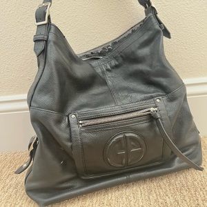 Giani Bernini Black Leather Tote